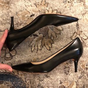 Coach Black Leather 1.75” Pumps 6.5